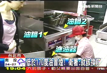 油炸油/衛署:低於170度油冒煙 就該換了