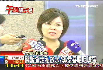 關說查走私放水? 郭素春哽咽喊冤