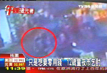 「只是想要零用錢」 12歲童夜市乞討
