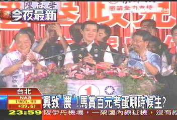 興致「農」!馬賞百元 考蛋哪時候生?