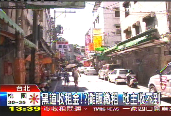 黑道收租金？攤販繳租　地主收不到