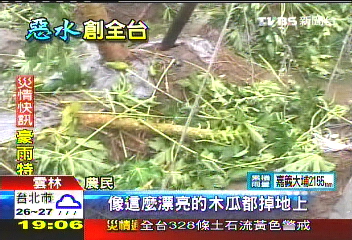 莫拉克/狂風暴雨襲 全台農損衝破21億