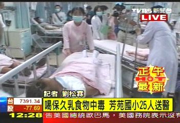 喝保久乳 芳苑國小28生嘔吐送醫