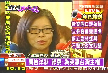〈快訊〉扁告洋狀　綠委：為突顯台灣主權