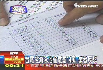 〈獨家〉台電控游泳池偷電罰14萬 業者反駁