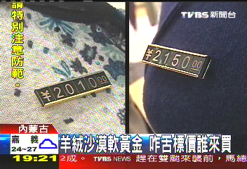 【中國進行式】羊絨沙漠軟黃金　咋舌標價誰來買