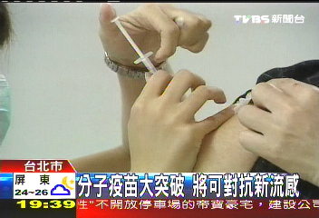 分子疫苗大突破 將可對抗新流感