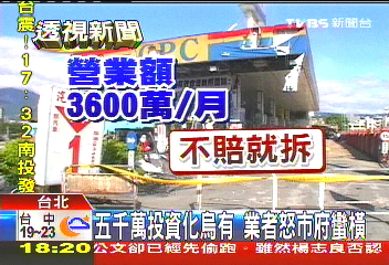 5千萬投資化烏有　業者怒市府蠻橫