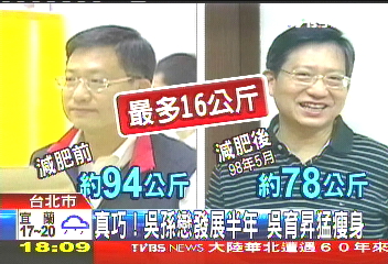 真巧！吳孫戀發展半年　吳育昇猛瘦身