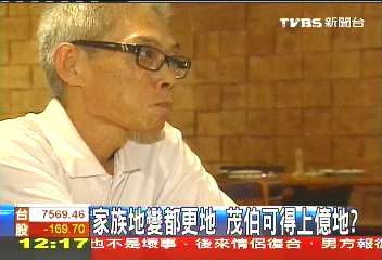 家族地變都更地 茂伯可得上億地?