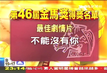〈快訊〉46屆金馬獎 得獎名單