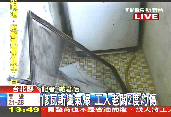 修瓦斯變氣爆 工人老闆2度灼傷
