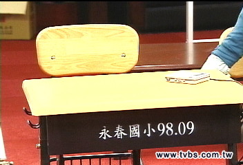 北市國小課桌椅 致癌甲醛超標50倍!