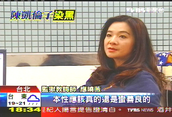 校園黑幫/藝人變「教誨師」 應曉薇樂意輔導陳銳