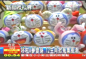 哆啦A夢變身　12生肖掀蒐集風潮