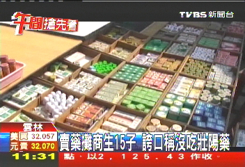 市集公然賣春藥 赫見山寨威而鋼