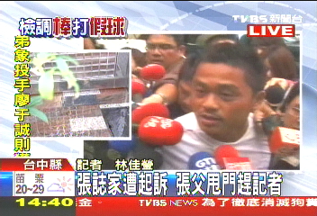 中華職棒/〈快訊〉張誌家遭起訴 張父甩門趕記者