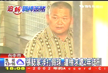 中華職棒/張誌家涉打假球 遭檢求處2年徒刑