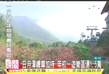 情人節浪漫賞花 日月潭落櫻繽紛