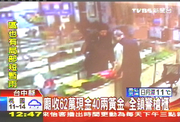 廟宇過年香油錢增 警局槍櫃代保管