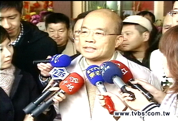 傳藍拱朱選新北市　蘇貞昌笑稱志願卡未填