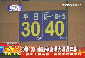 〈獨家〉30變100! 連鎖停車場大賺過年財