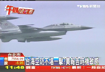 台海空防不堪一擊? 美報告時機敏感