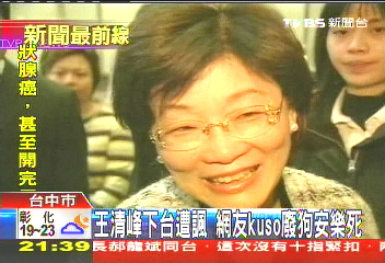 王清峰下台遭諷 網友KUSO廢狗安樂死