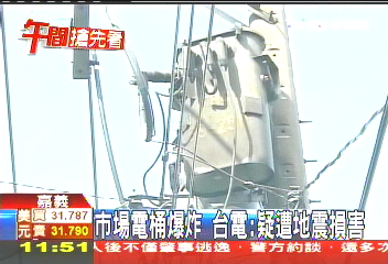 市場電桶爆炸　嚇壞攤商、民眾急逃