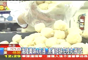 海陸美味4月漲　漁獲短缺花枝丸漲2成
