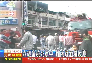 6歲童燒死家中 體內疑酒精反應