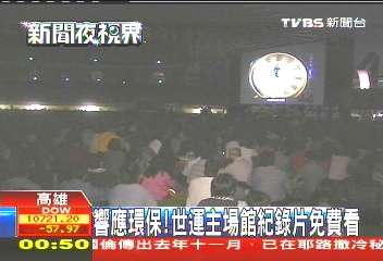 響應環保！　世運主場館紀錄片免費看