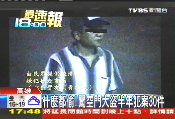 什麼都偷！　闖空門大盜半年犯案30件