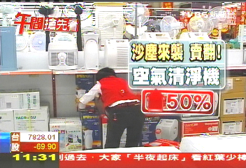 沙塵商機！洗車多3成　口罩多賣2倍