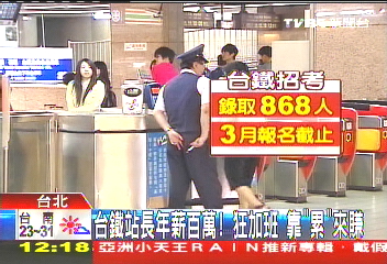 台鐵站長年薪百萬! 狂加班靠「累」來賺