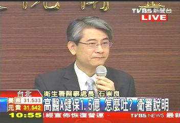 〈快訊〉醫學院A健保費 健保局:1.5億將吐回國庫