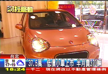 「37.5萬」低價小車上市 半月賣370輛