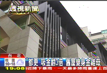 「都更」吸金翻3倍　舊屋變身金雞母