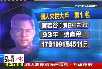 「稅」他欠最多！　黃任中父子欠32億