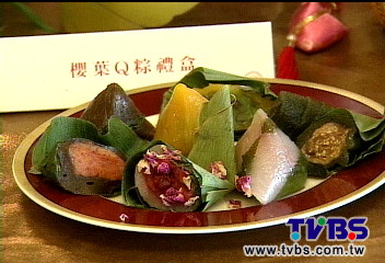 荔枝玫瑰包「粽」 五星飯店低卡搶市