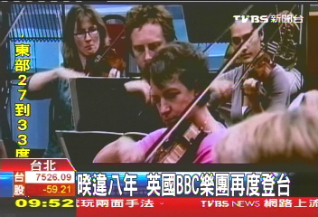 暌違8年　英國BBC樂團再度登台