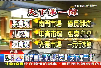 攤商車拚！　40萬網友選「天下第一攤」