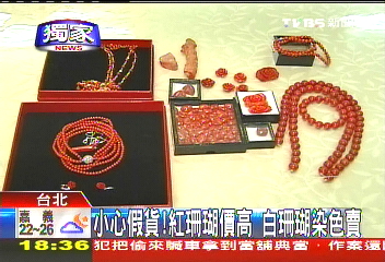 〈獨家〉小心假貨！紅珊瑚價高　白珊瑚染色賣