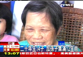 22年生14子 加孫子集滿12生肖
