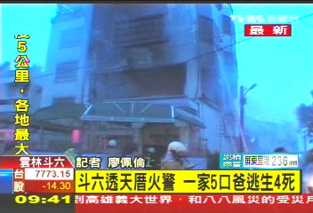 鐵窗阻逃生路! 民宅火警燒死母子4人