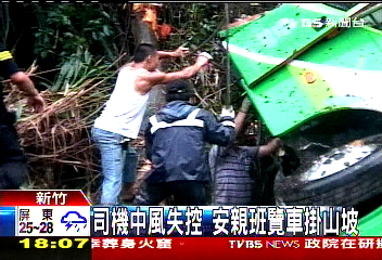 安親車禍/「車子一直往右偏」 遊覽車俯衝2層樓高