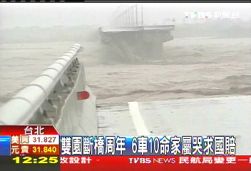 雙園斷橋週年 6車10命家屬哭求國賠