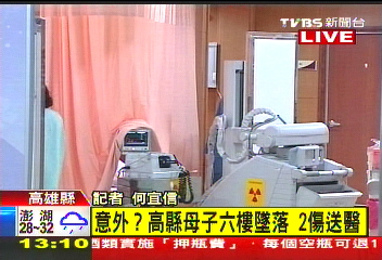 母子墜樓！6樓摔落2樓　母死、2歲子危