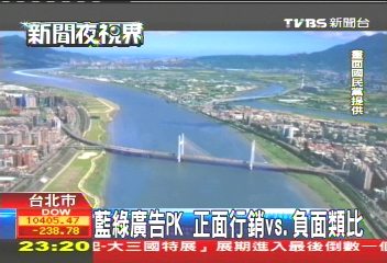 藍綠廣告PK 正面行銷vs.負面類比
