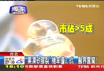 〈獨家〉「果凍矽膠裂」機率僅0.8　醫界震驚！